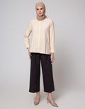 Annisa Long Pants Twill With Pleats In Front