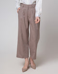 Annisa Long Pants Twill With Pleats In Front