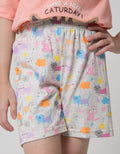 Little M Short Pants Full Print Cat
