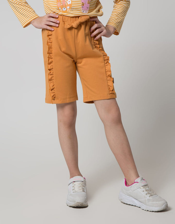 Little M Short Pants Bermuda Ruffle Kantong Belakang