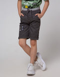 Little M Crop Woven Monster Bordir