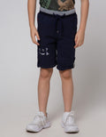 Little M Crop Woven Monster Bordir