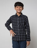 Aero Long Sleeve Shirt Flannel White Check
