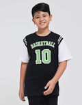 Aero Short Sleeve T-Shirt Basket Ball Kombinasi