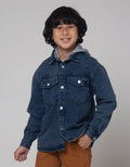 Little M Jacket Shirt Oversize Denim