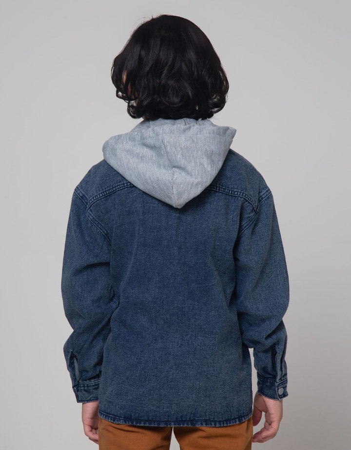 Little M Jacket Shirt Oversize Denim