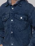 Little M Jacket Shirt Oversize Denim