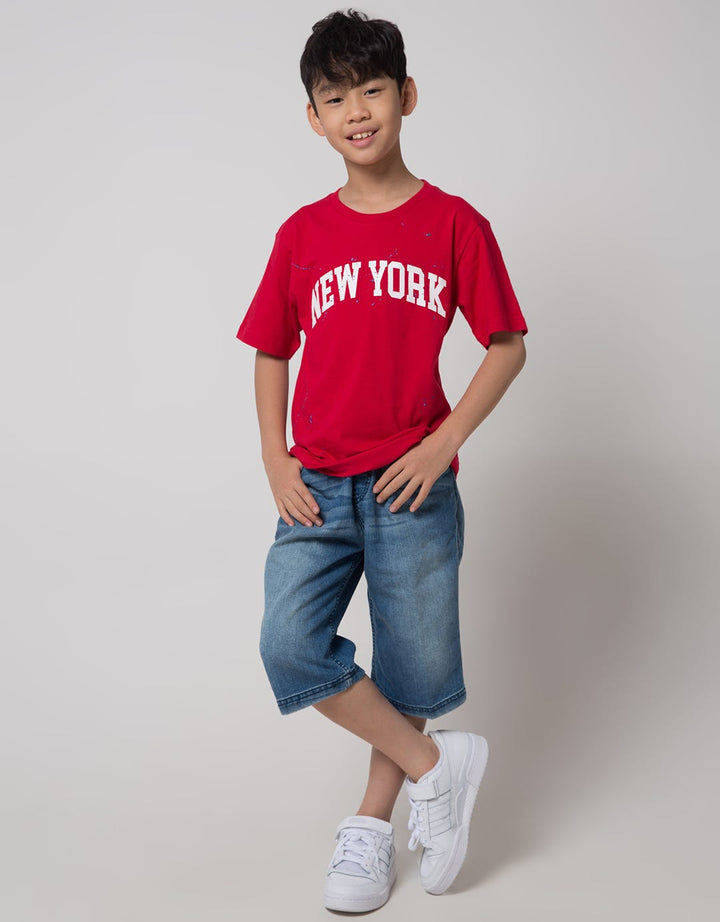 Nevada Short Sleeve T-Shirt Print New York Splash