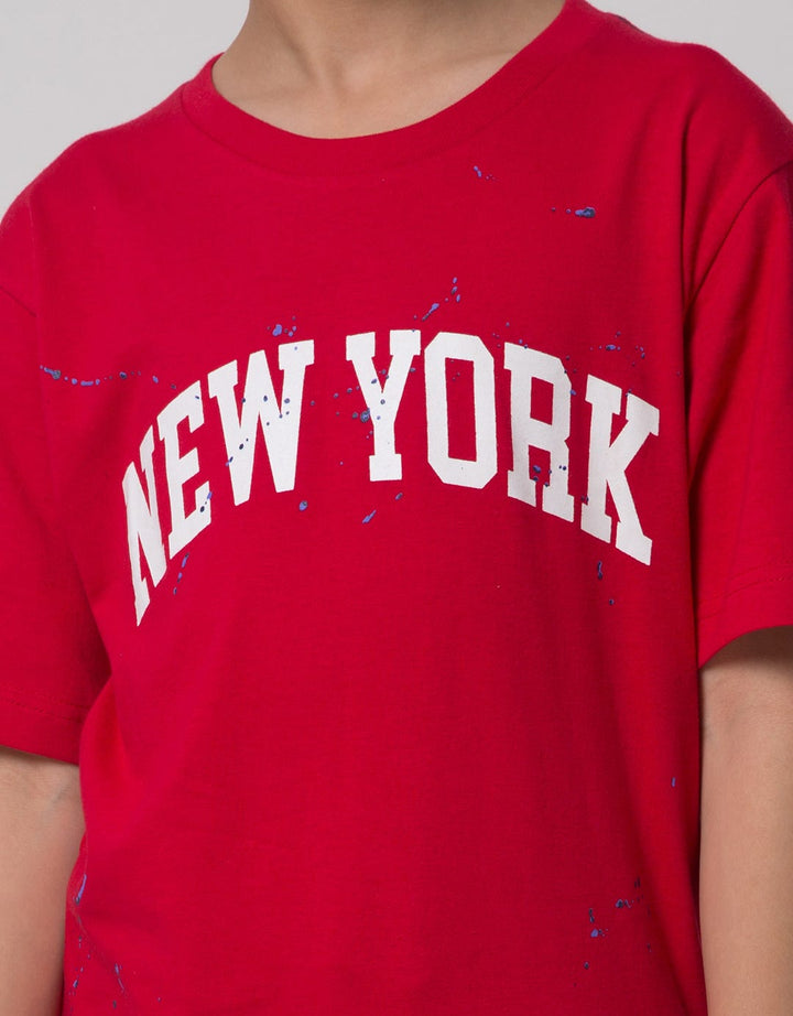 Nevada Short Sleeve T-Shirt Print New York Splash