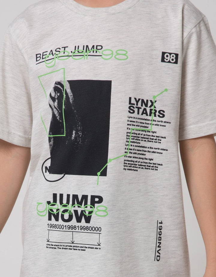 Nevada Short Sleeve T-Shirt Print Beast Jump