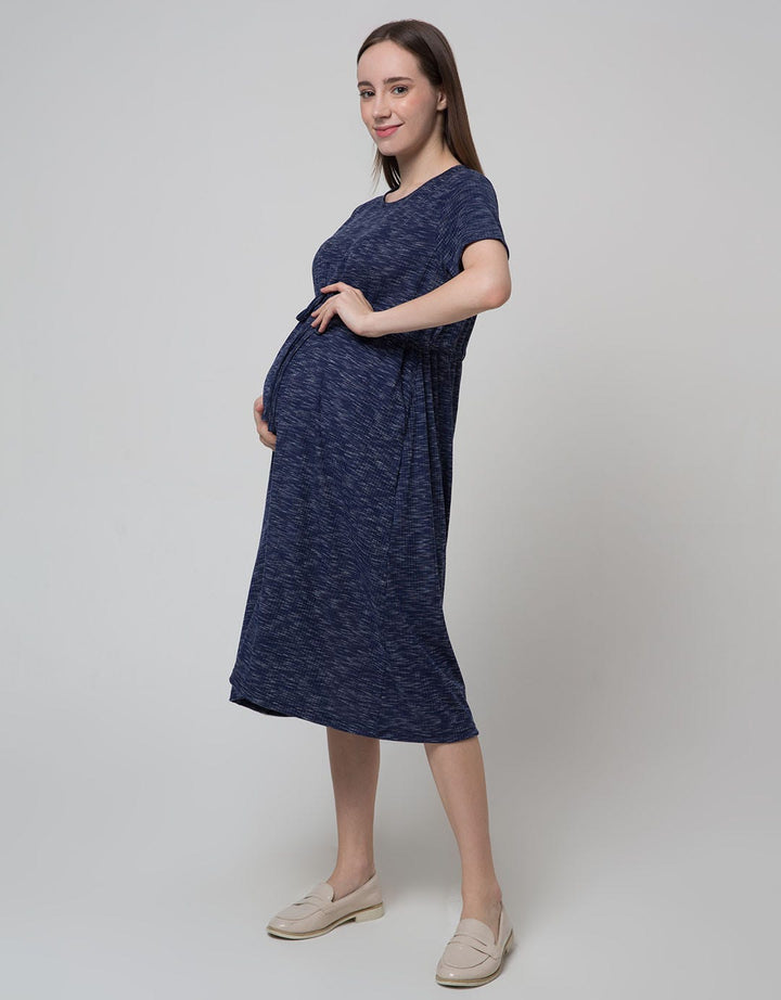 Connexion Mom Short Sleeve Midi Dress