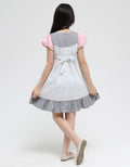 Donita Polkadots Print Dress for Girls