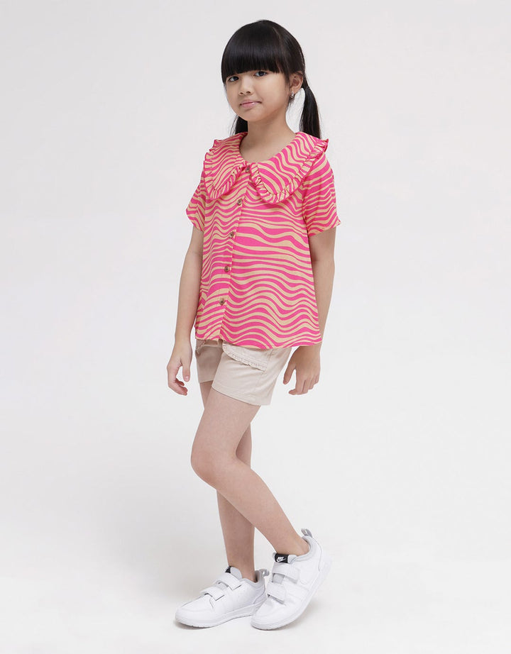 Curly Fashion Blouse Anak Perempuan