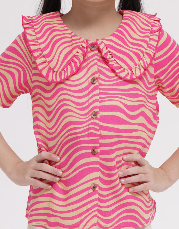 Curly Fashion Blouse Anak Perempuan
