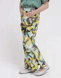 Curly Fashion Long Pants Anak Perempuan With Elastic Waist
