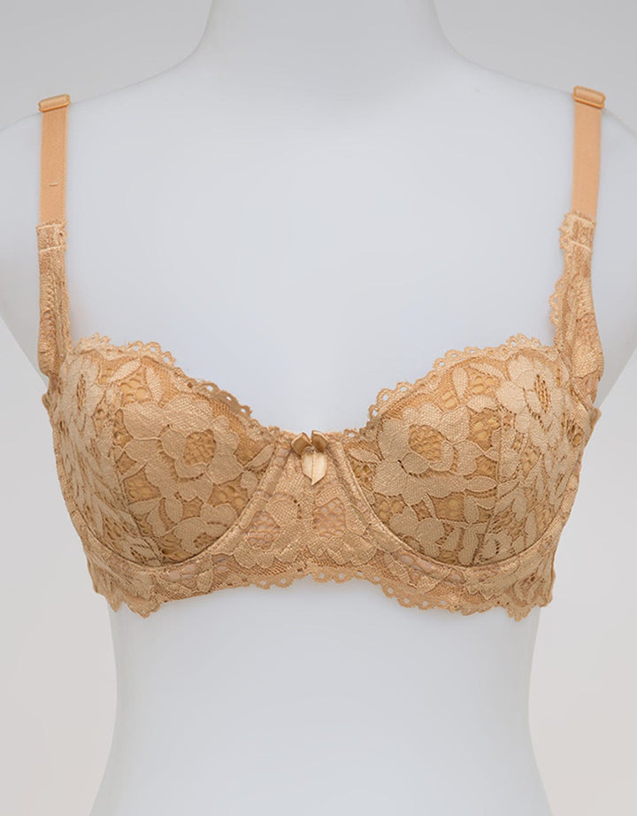 St. Yves Non Push Up Regular Bra Wired Lace Full