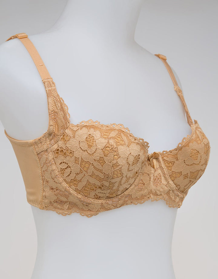 St. Yves Non Push Up Regular Bra Wired Lace Full