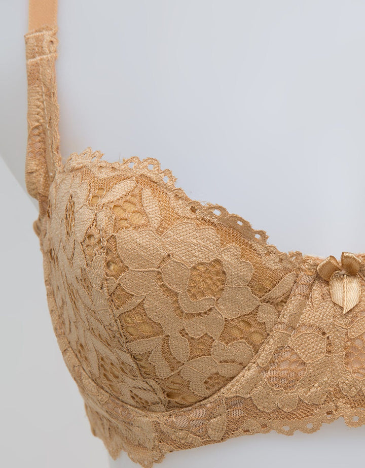 St. Yves Non Push Up Regular Bra Wired Lace Full