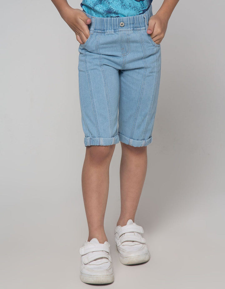 Little M Short Denim Bloon Vertikal