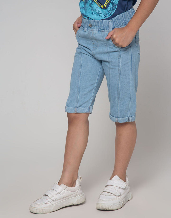 Little M Short Denim Bloon Vertikal