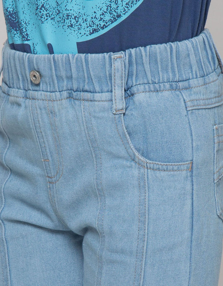 Little M Short Denim Bloon Vertikal