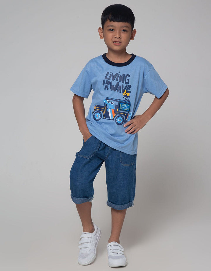 Little M Short Denim Bloon