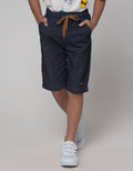 Little M Short Denim Heringbone