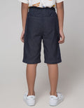 Little M Short Denim Heringbone