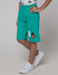 Little M Short Knit Shark Lunch Over Board