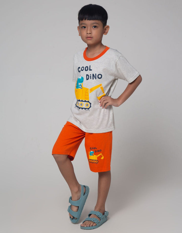 Little M Cool Dino Set Pakaian Anak Laki-laki