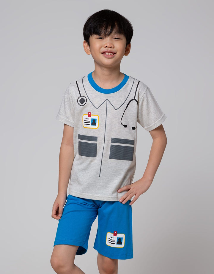 Little M Top-Bottom Doctor T-Shirt Set
