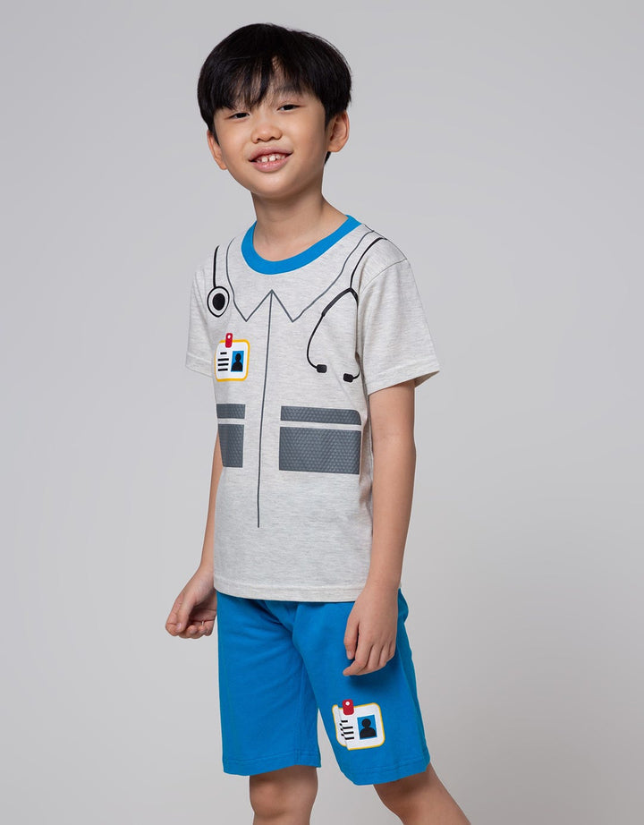 Little M Top-Bottom Doctor T-Shirt Set