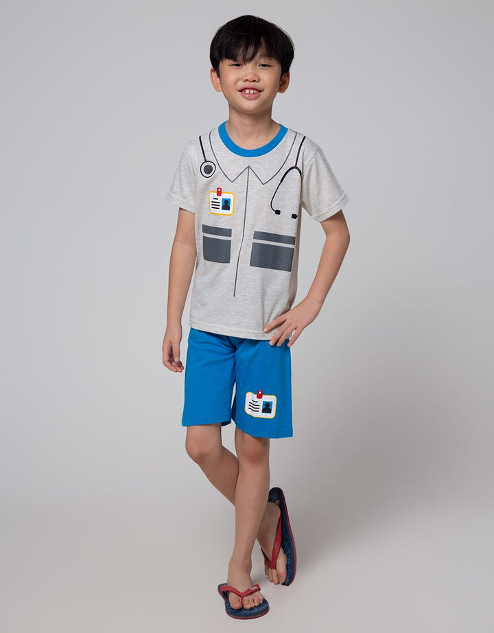 Little M Top-Bottom Doctor T-Shirt Set