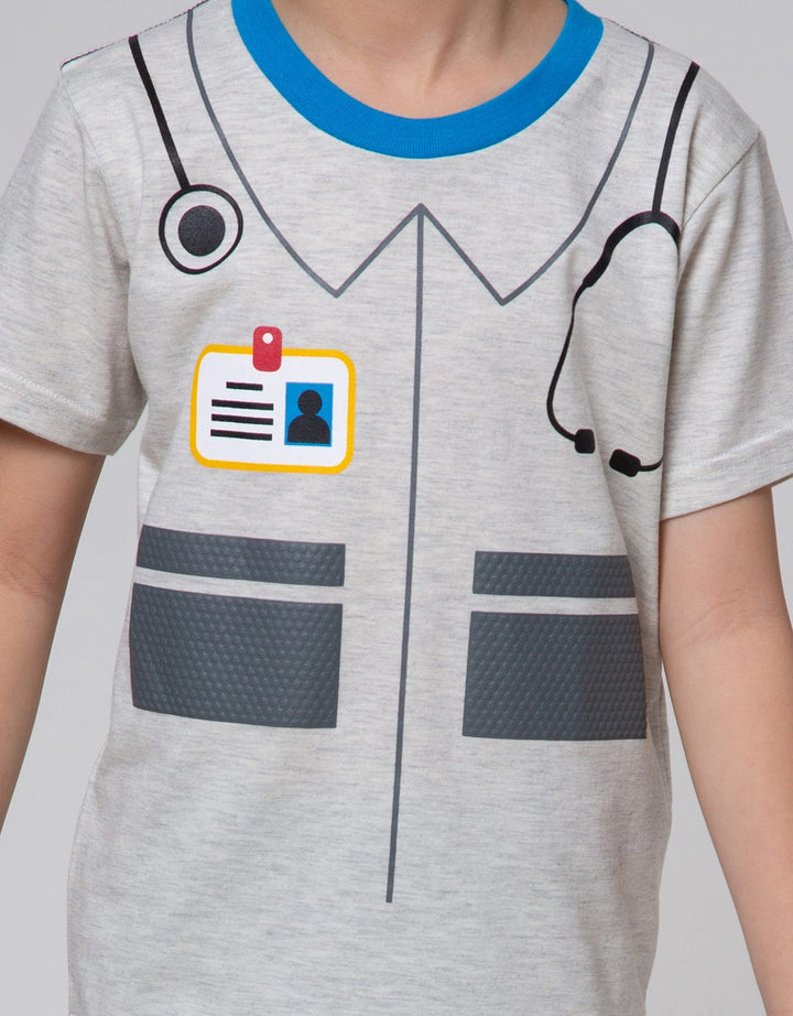Little M Top-Bottom Doctor T-Shirt Set