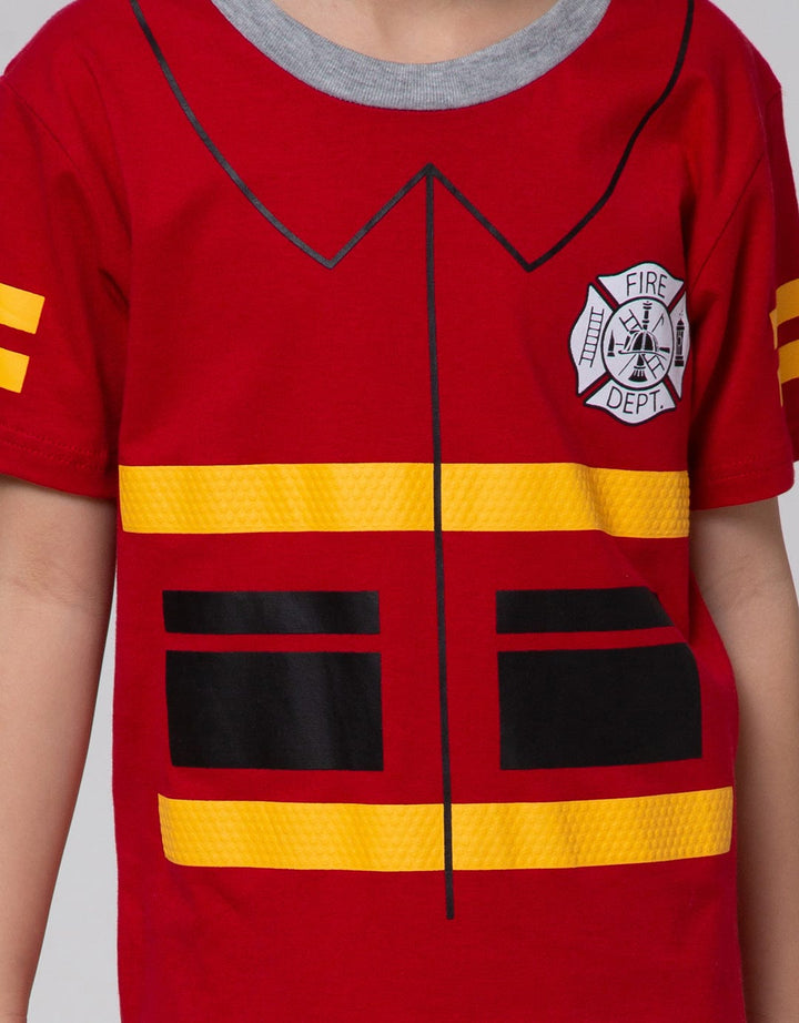 Little M Top-Bottom Set T-Shirt Fireman