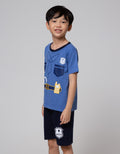 Little M Top-Bottom Set T-Shirt Police