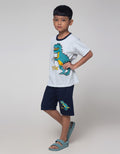 Little M Dino Trex Set Pakaian Anak Laki-laki