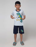 Little M Dino Trex Set Pakaian Anak Laki-laki