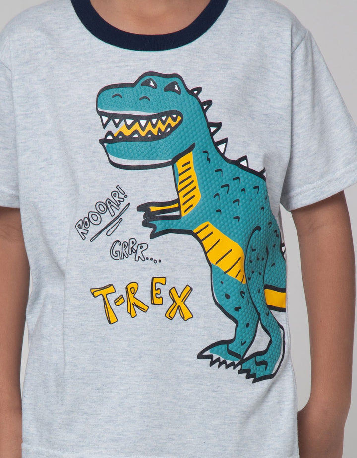 Little M Dino Trex Set Pakaian Anak Laki-laki