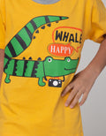 Little M Croco Happy Set Pakaian Anak Laki-laki