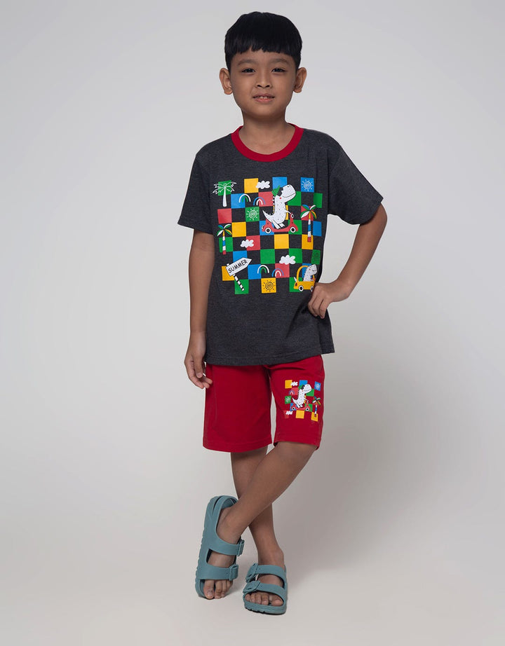 Little M Summer Set Pakaian Anak Laki-laki
