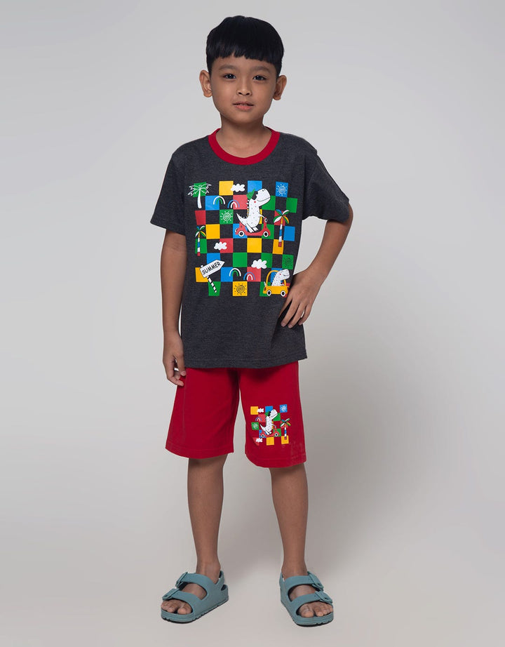 Little M Summer Set Pakaian Anak Laki-laki