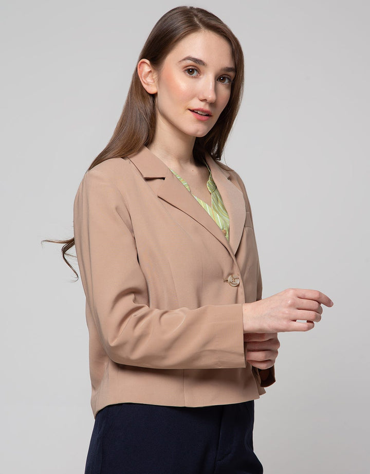 Connexion Long Sleeve Blazer Crop