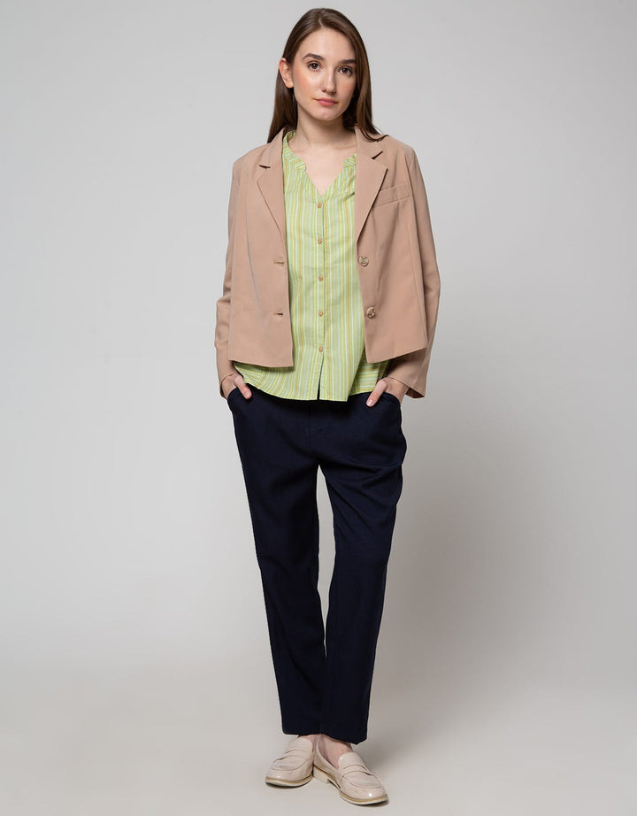 Connexion Long Sleeve Blazer Crop