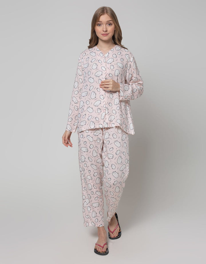 Nevada Long Sleeve Pyjama Pants Little Sheep