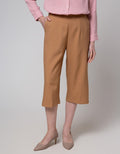 St. Yves Capri Pants Stretch Twill Kulot With Front Dart