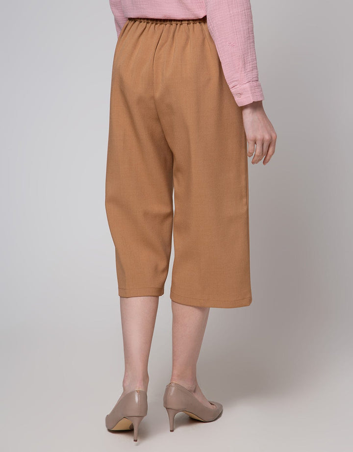 St. Yves Capri Pants Stretch Twill Kulot With Front Dart
