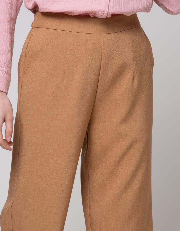 St. Yves Capri Pants Stretch Twill Kulot With Front Dart