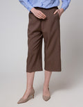 St. Yves Capri Pants Stretch Twill Kulot With Front Dart