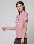 Nevada Cute Meow Kaos Wanita